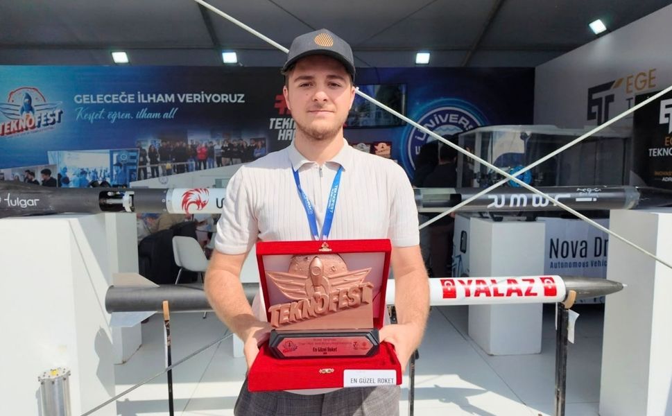 Ege Eagles Roket Takımı “En Güzel Roket Ödülü”nün sahibi oldu