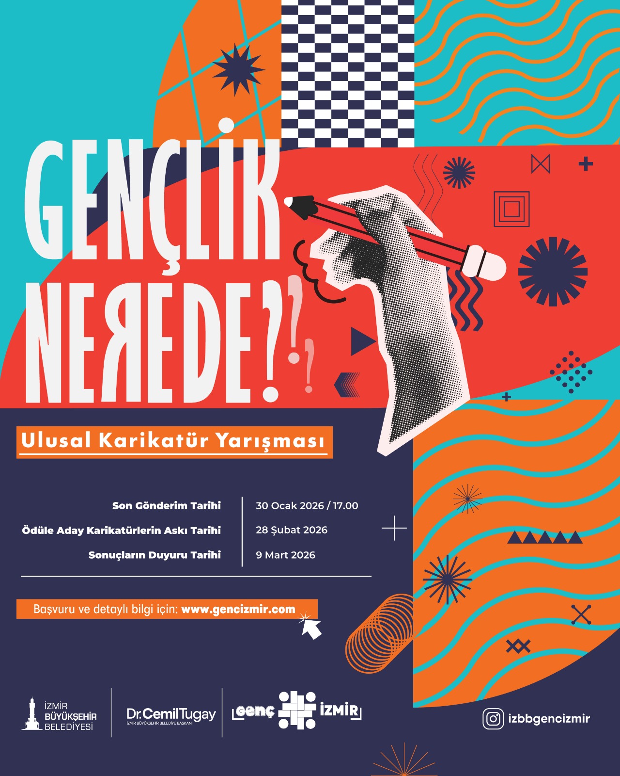 Buyuksehirin Ulusal Karikatur Yarismasinda Basvuru Zamani Afis-1