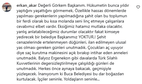 E R K A N A K A R G O R K E M D U M A N